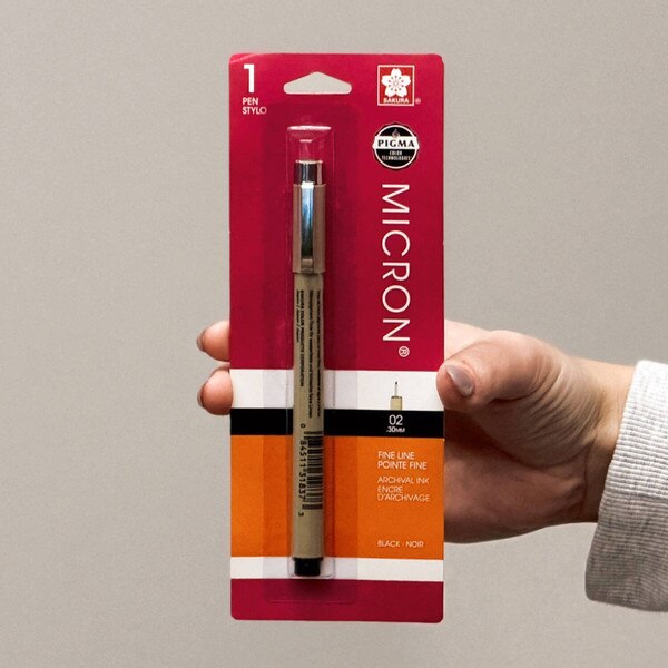 Black Micron 02 Pen